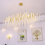 Crystal Chandelier: Postmodern Luxury Pendant Light for Living Room, Bedroom, and Dining Room