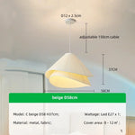 Modern Minimalist E27 LED Pendant Chandelier for Dining Room and Bar