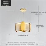 Postmodern Chandelier: LED Living Room Diningroom Bedroom Clothing Store Light