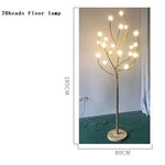 Retro LED Chandelier Living Room Study Bedroom Art Brown Pendant Light