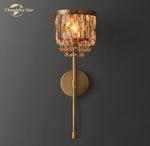 Crystal LED Wall Sconce Dining Living Room Lighting Fixture
