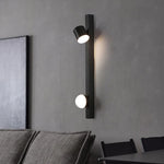 Copper Living Room Wall Lamp Modern Creative Bedroom Study Reading Light