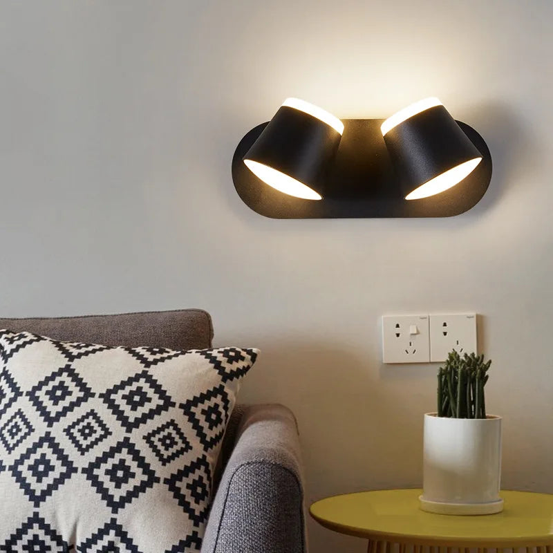 Nordic LED Wall Lamp for Bedroom Study Living Room Indoor Sconce Lighting