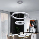 Crystal LED Pendant Chandelier, Modern Nordic Ceiling Lamp for Living and Dining Room