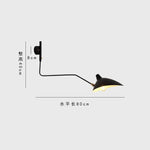 Black Serge Mouille Wall Lamp: Nordic Design, Creative Living Room Decor