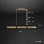 Nordic Gold Stainless Steel Chandelier for Modern Dining Table Decor