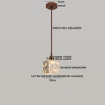 Terrazzo Wood LED Pendant Light for Stylish Home Decor