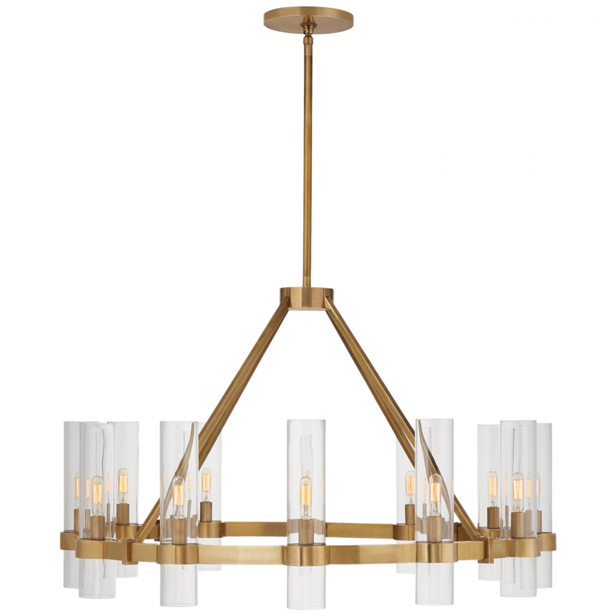 Rousseau Large Oval Chandelier