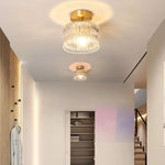 LED Glass Ceiling Lamp for Interior Decor