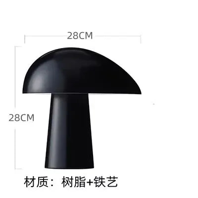 Mushroom Table Lamp LED Light for Bedroom, Study, Living Room, and Hotel