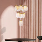 Glass Pendant Lights: Modern Crystal Hanging Lamp for Home Decor