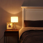 Linen Fabric LED Table Lamp Creative Gift Night Lamp