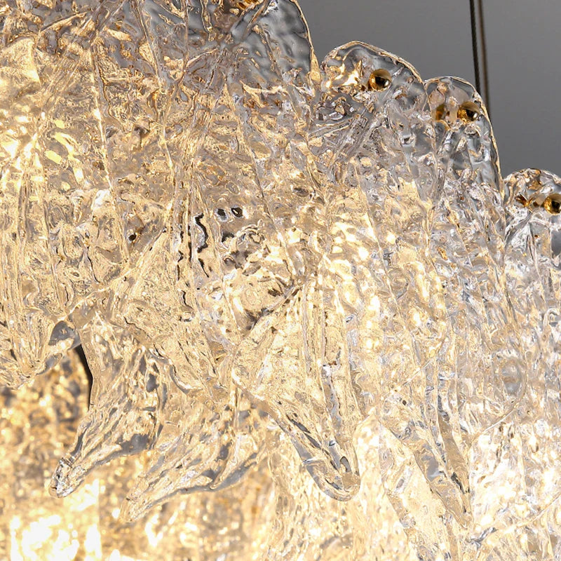 Luxury Crystal LED Round Ceiling Chandelier: Modern Bedroom & Living Room Pendant