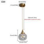 Glass Pendant Chandelier: Modern Nordic Ceiling Light for Dining Room, Kitchen Island, and Home Decor