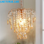Crystal Led Pendant Light Modern Chandelier Ceiling Lamp for Living Room