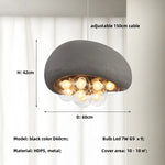 Nordic G9 LED Pendant Lights with HDPS Glass Shades for Dining Room