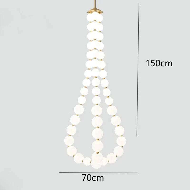 Nordic Home Stair Chandelier Living Dining Pendant Ceiling Indoor Lighting