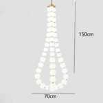 Nordic Home Stair Chandelier Living Dining Pendant Ceiling Indoor Lighting