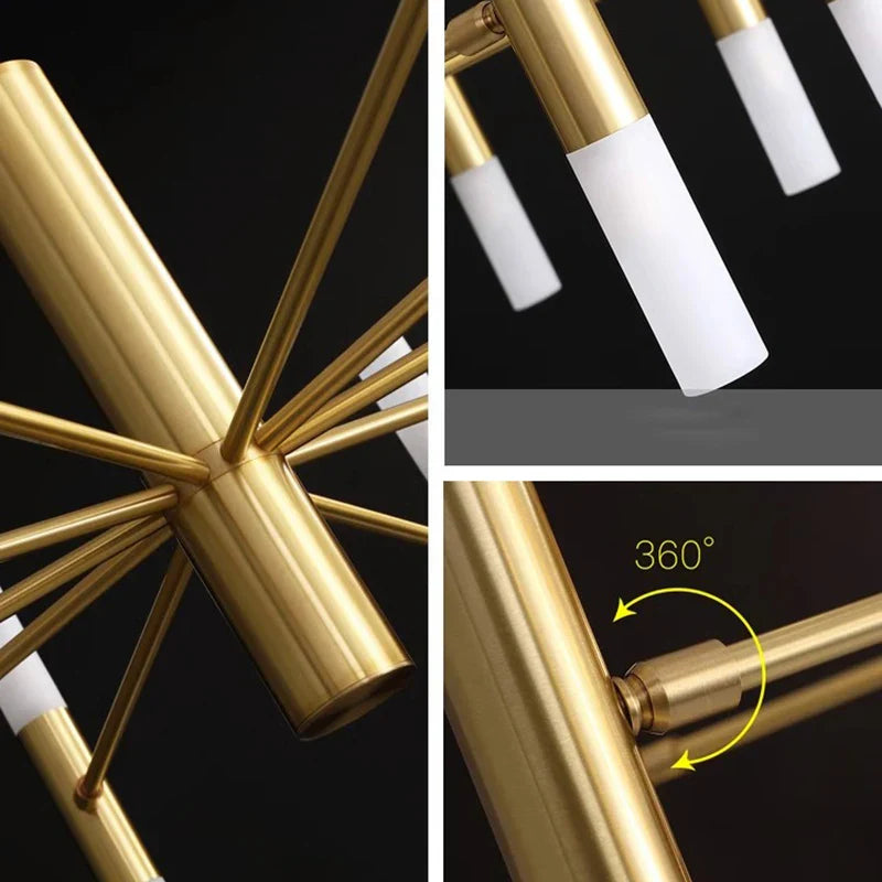 Modern LED Chandelier for Living Room, Salon, Bedroom, Dining Room - Indoor Pendant Lamp