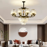 Zen Crystal Chandelier: Modern Luxury Living Room Dining Room Lamp