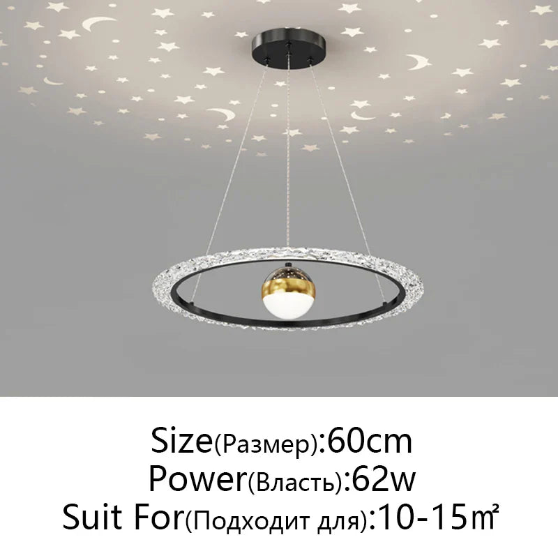Nordic Gyptian LED Chandelier for Living Room Bedroom Dining Room
