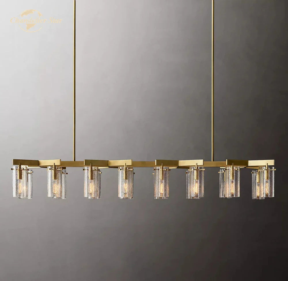 Charleroi LED Glass Chandelier for Dining Living Bedroom Decoration