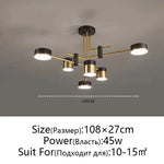 Nordic Chandelier: Luxury Modern Minimalist Living Room Dining Room Bedroom Lamp