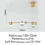 Dimmable LED Ceiling Chandelier for Living Room, Dining, Kitchen - Modern Hanging Light