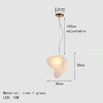 Nordic LED Pendant Chandelier for Dining Kitchen Study Bedroom Lighting