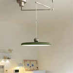 Cream Iron Art Chandelier LED Pendant Light for Bedroom Living Room