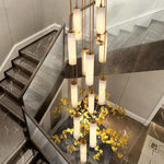 Stylish LED Pendant Chandeliers for Living Room Staircase Indoor Lighting