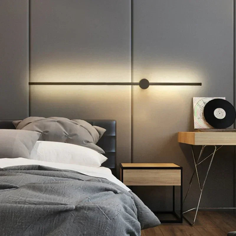 Nordic Iron Wall Light: Modern Home Bedside Lamp for Living Room, Aisle, or Staircase