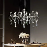 Starry Crystal Chandelier Ceiling Light Luxury Modern Living Room Bedroom Restaurant
