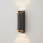 Contemporary Copper Brass Wall Sconce Minimalist Design for Study Living Room Bedside