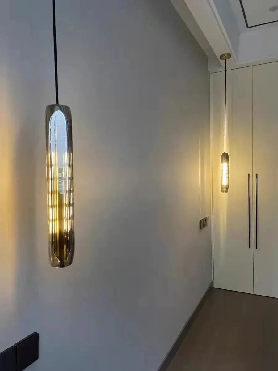 Crystal Tulip Chandelier: Postmodern American Style Bedroom Bar Bedside Light