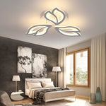 Flower Acrylic Chandelier: Modern Minimalist Living Dining Room Ceiling Light