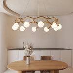 Modern LED Pendant Chandeliers for Indoor Living and Dining Room Lighting