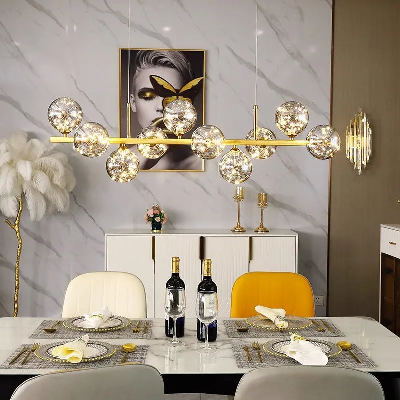 Modern Home Pendant Chandelier Ceiling Lamp for Indoor Dining Room Lighting