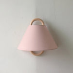 Wooden Wall Lamp: Retro Solid Wood LED Light for Bedroom Living Room