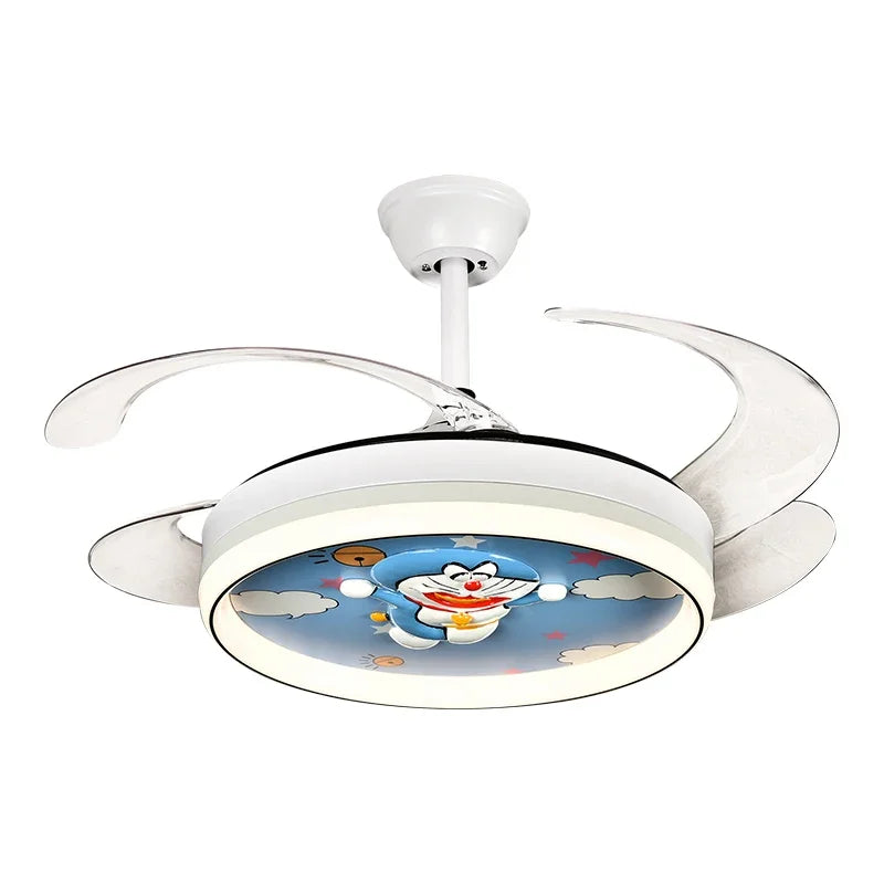 Dimmable Smart Home LED Ceiling Fan Light with Remote Control