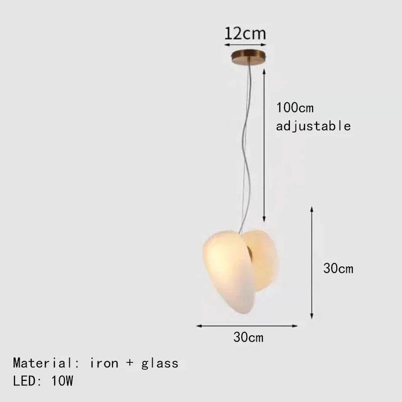 Nordic LED Pendant Chandelier for Dining Kitchen Study Bedroom Lighting