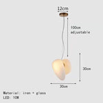 Nordic LED Pendant Chandelier for Dining Kitchen Study Bedroom Lighting