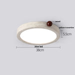 Yellow Cave Stone LED Ceiling Lamp for Restaurant Living Room Decor