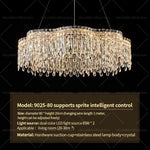 Crystal Chandelier Modern Luxury Light for Living Room, Dining, Bedroom - 2024 New