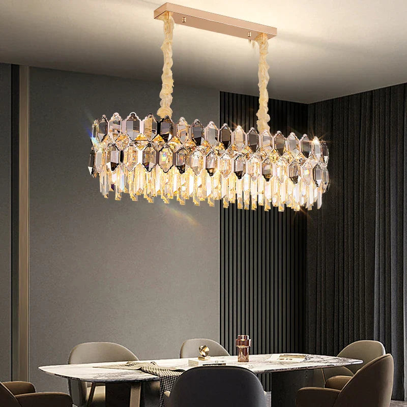 Crystal Chandelier: Postmodern Living Room Dining Bedroom Lamp, Luxury & Creative