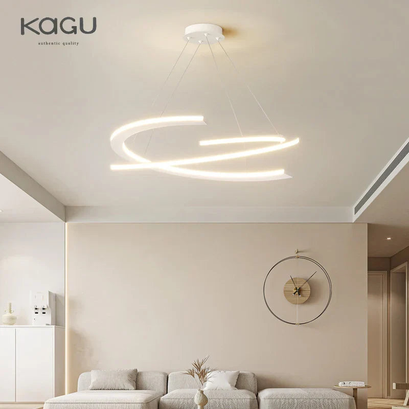 Modern Luxury Chandelier: Minimalist Nordic Living Room Pendant Lamp