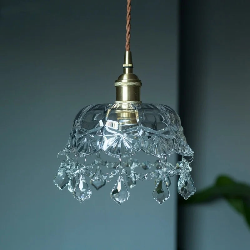 Crystal Glass LED Pendant Lights for Modern Spaces
