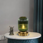 Nordic Glass Table Lamp - Study Bedroom Bedside Modern Living Room Decor