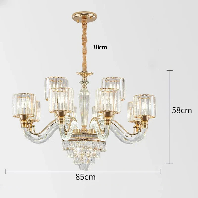 Modern Indoor LED Pendant Chandeliers for Living and Dining Room Lighting