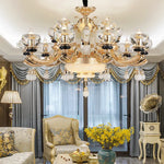 Luxe Crystal Chandelier for Bedroom, Living Room, and Dining Room